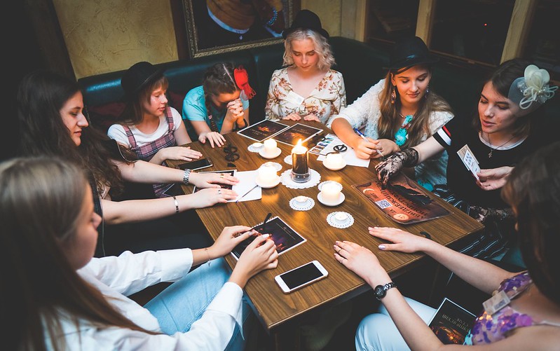 Хэллоуинская вечеринка с мистической атмосферой в Volgograd