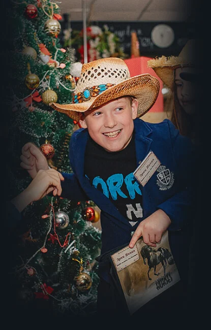 Новый год в школе в Волгограде.